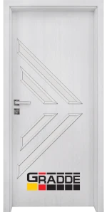 Врата за интериора Gradde Paragon Glas 3-4, цвят Сибирска лиственица