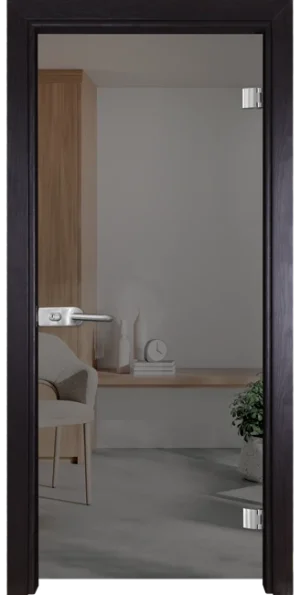 Стъклена врата Gama Basic 10-2, Венге