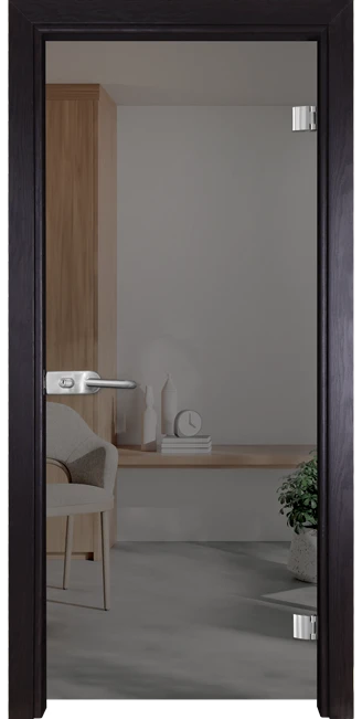 Стъклена врата Gama Basic 10-2, Венге