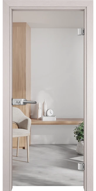 Стъклена врата Gama Basic 10, Перла