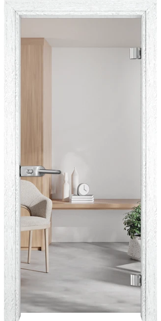 Стъклена врата Gama Basic 10, Бреза