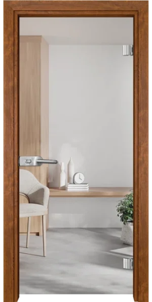 Стъклена врата Gama Basic 10, Златен дъб