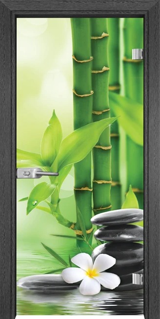 Стъклена врата Gama Print 13-9, Сив кестен