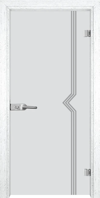 Стъклена врата Gama Sand 13-3, Бреза