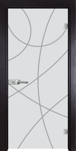 Стъклена врата Gama Sand 14-12, Венге